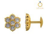 Closed Setting Ear Studs – ADCSER – 0018 Closed Setting Ear Studs – ADCSER – 0018