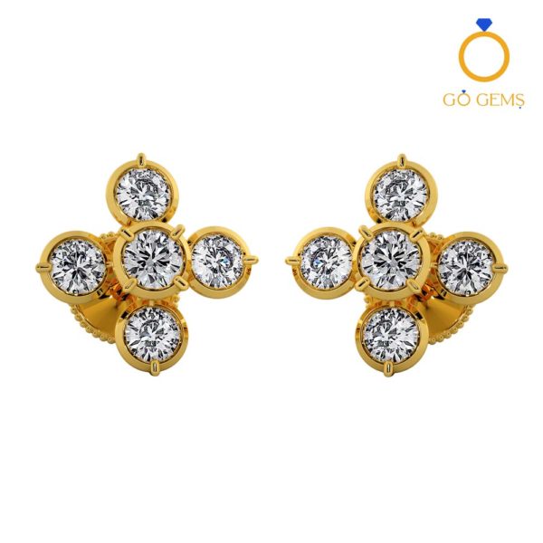 Closed Setting Ear Studs – ADCSER – 0029 Closed Setting Ear Studs – ADCSER – 0029