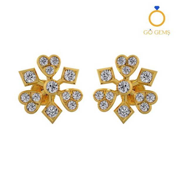 Closed Setting Ear Studs – ADCSER – 0050 Closed Setting Ear Studs – ADCSER – 0050