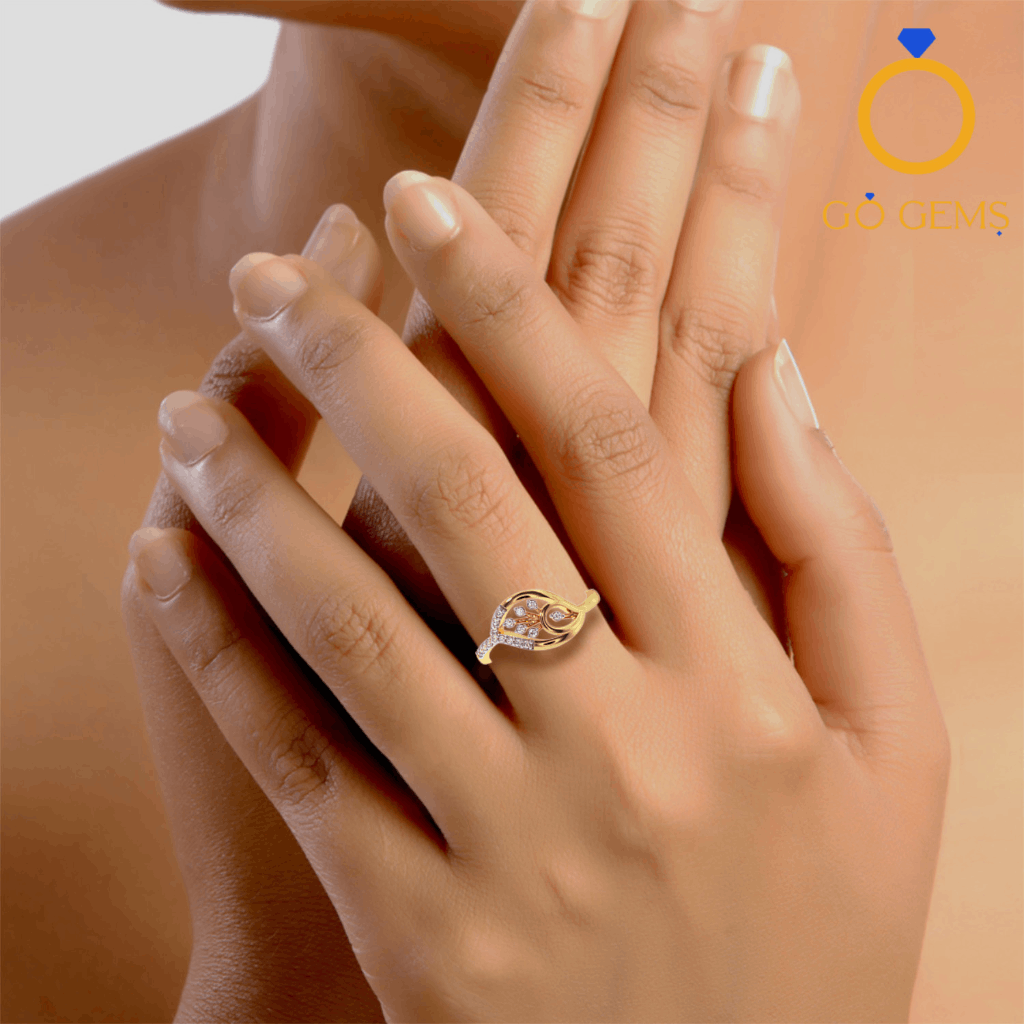 Gold rings light weight deals