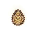 22Kt Gold Antique Temple Goddess Laxmi Ring RL22/1221