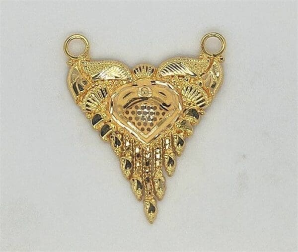 18Kt Yellow Gold Pendant for Mangalsutra PD18/46