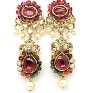 POLKI KUNDAN EARRINGS 14