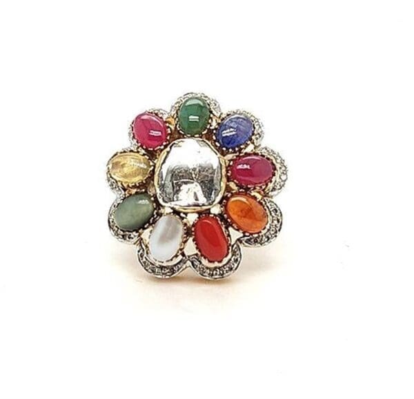 POLKI KUNDAN RING 14
