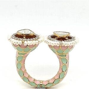 POLKI KUNDAN RING 18