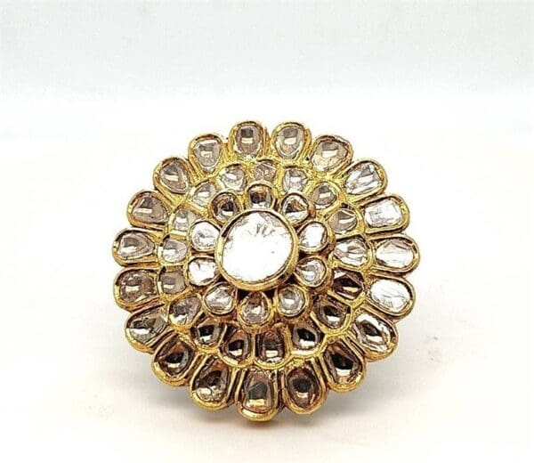 POLKI KUNDAN RING 18