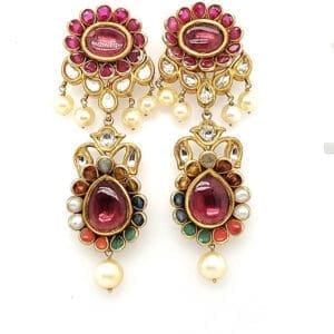 POLKI KUNDAN EARRINGS 14