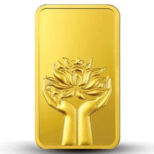 Lotus 24k (999.9) 2 gm Gold Bar