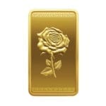 Rose 24k (999.9) 10 gm Gold Bar