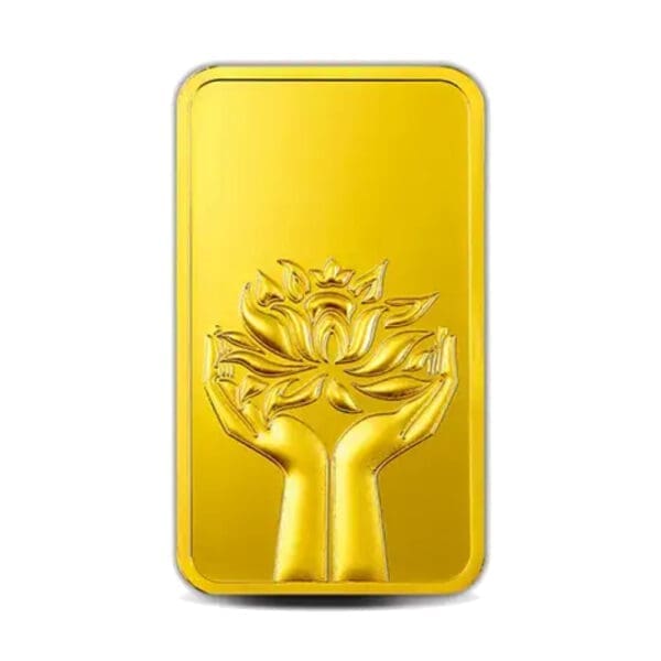 Lotus 24k (999.9) 1 gm Gold Bar