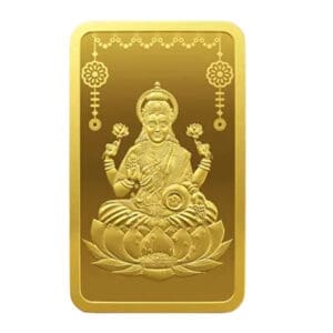 Lakshmi 24k (999.9) 10 gm Gold Bar