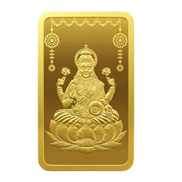 Lakshmi 24k (999.9) 10 gm Gold Bar