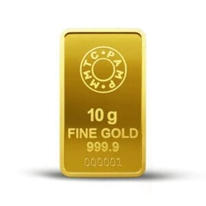 Rose 24k (999.9) 10 gm Gold Bar