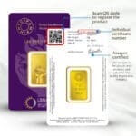 Lotus 24k (999.9) 2 gm Gold Bar