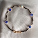 18kt Yellow Gold Evil Eye Mangalsutra Bracelet BL18/409