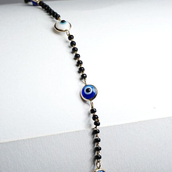 18kt Yellow Gold Evil Eye Mangalsutra Bracelet BL18/409