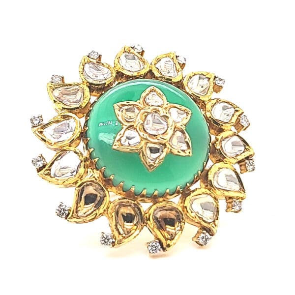 POLKI KUNDAN RING 18