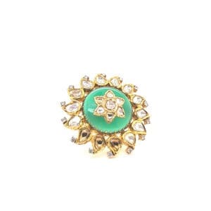 POLKI KUNDAN RING 18