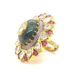 POLKI KUNDAN RING 14