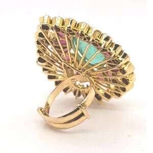 POLKI KUNDAN RING 14