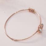 14KT Gold Diamond Light Weighted Bracelet DBL14/347