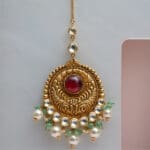 22Kt Yellow Gold Mang Tika TK22/88
