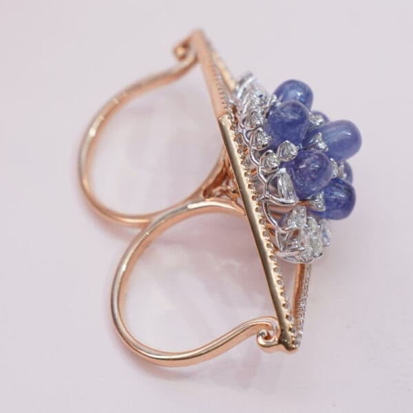 18Kt Gold Polki Diamond Ring DRL/1444