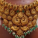 Antique Temple Yellow Gold Peacock Necklace NK22/165