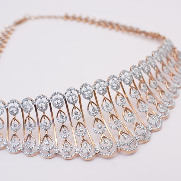 18kt Gold Diamond Necklace DNK/147