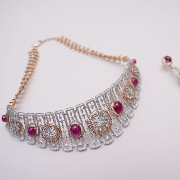 18KT Gold Diamond Choker DNK/148