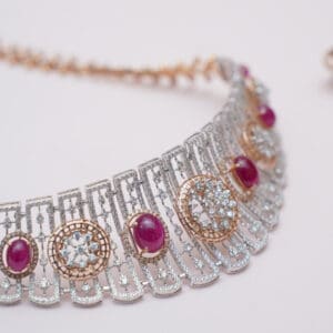 18KT Gold Diamond Choker DNK/148