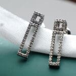 Diamond Platinum Earrings PER/4