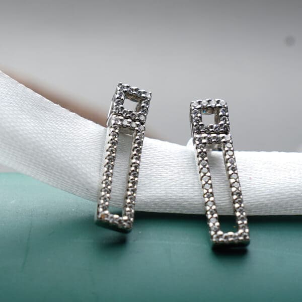 Diamond Platinum Earrings PER/4