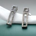 Diamond Platinum Earrings PER/4