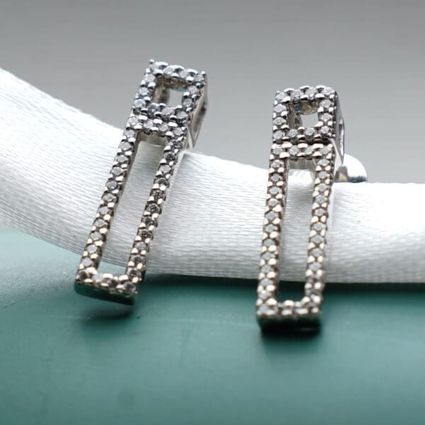 Diamond Platinum Earrings PER/4