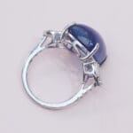 18Kt White Gold Diamond Polki Ring DRL/1503