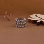 925 Sterling Silver Adjustable Supple 2 in 1 Ring & Bracelet Convertible KASS/115