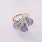 18Kt Gold Diamond Polki Ring DRL/1475 18Kt Gold Diamond Polki Ring DRL/1475