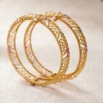 22Kt Yellow Gold Pair Of Bangles KR22/75