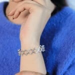 925 Sterling Silver Adjustable Supple 2 in 1 Ring & Bracelet Convertible KASS/115