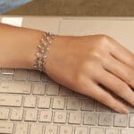 925 Sterling Silver Adjustable Supple 2 in 1 Ring & Bracelet Convertible KASS/115