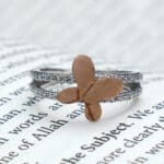 Platinum Butterfly Ring PLR/37
