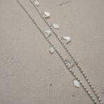 925 Minimal Beaded With Charm Anklets PYSS/758