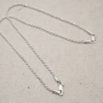 925 Silver Twisted Minimal Anklet PYSS/726