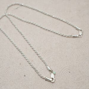 925 Silver Twisted Minimal Anklet PYSS/726