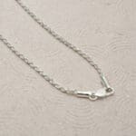 925 Silver Twisted Minimal Anklet PYSS/726