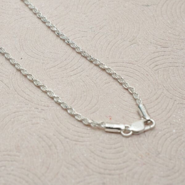 925 Silver Twisted Minimal Anklet PYSS/726