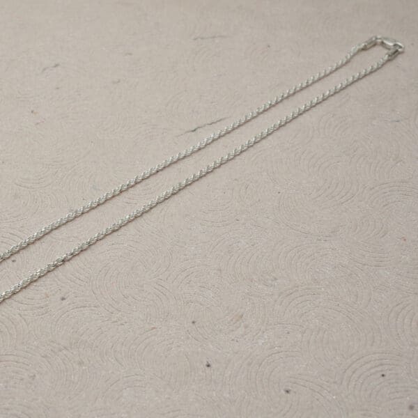 925 Silver Twisted Minimal Anklet PYSS/726