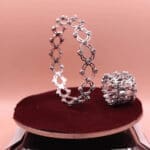 925 Sterling Silver Adjustable Supple 2 in 1 Ring & Bracelet Convertible KASS/115