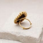 22Kt Gold Antique Temple Goddess Laxmi Ring RL22/1221 22Kt Gold Antique Temple Goddess Laxmi Ring RL22/1221